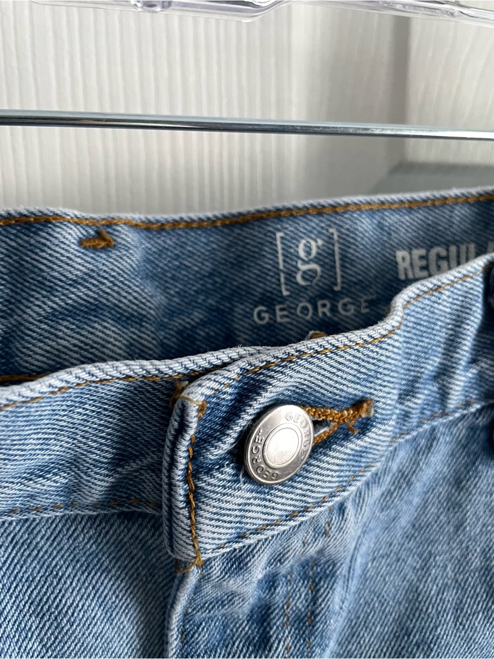 George Floral Denim Distressed Shorts - Picture 4 of 9